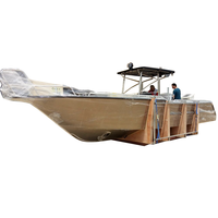 Remolques de chorro de arena resistente Barco de aluminio